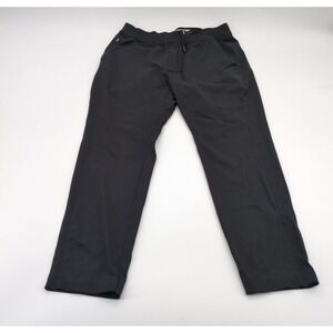 Fourlaps Nylon Sweatpants Golf‎ Mens Medium Black Drawstring Performance Pull On